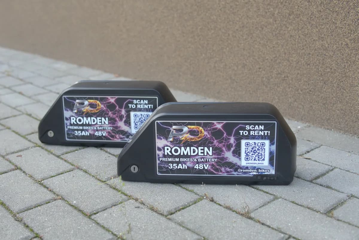Dwie baterie Romden 35Ah 48V